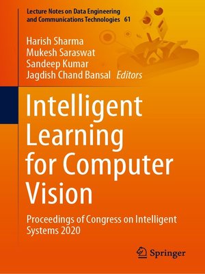 cover image of Intelligent Learning for Computer Vision
